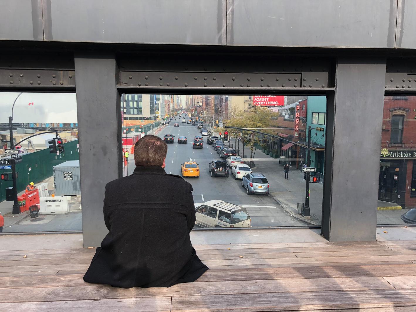 Me on a walkway on West 17th Street