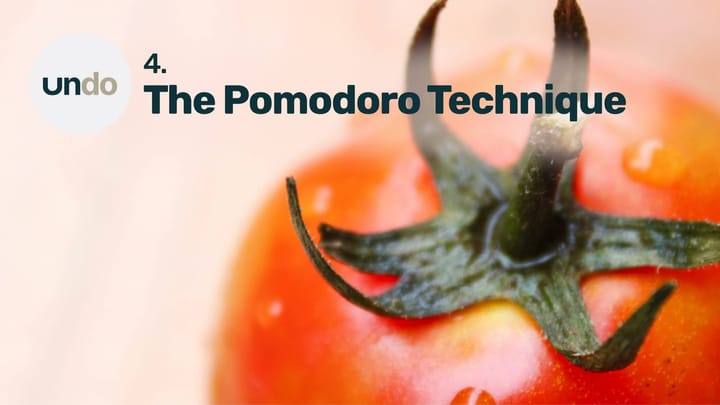 The tomato of productivity – the Pomodoro Technique